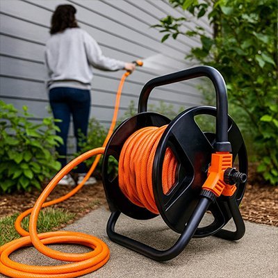 Dévidoir tuyau arrosage | GardenEase - JARDIN ARROSER