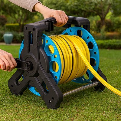 Dévidoir tuyau arrosage | GardenEase - JARDIN ARROSER