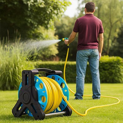 Dévidoir tuyau arrosage | GardenEase - JARDIN ARROSER